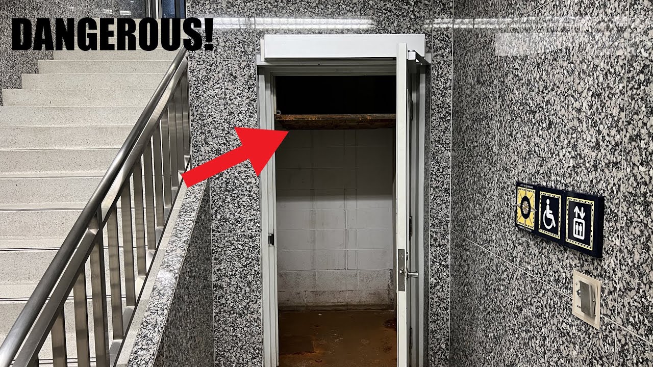 DANGEROUS Savaria Wheelchair Lift in the Chicago Pedway