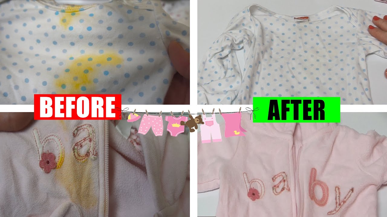 How to Get Stains out of Baby Clothes | Testing OxiClean and More!