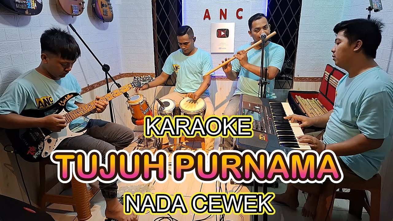 TUJUH PURNAMA KARAOKE NADA CEWEK NOER HALIMAH VERSI MONETA