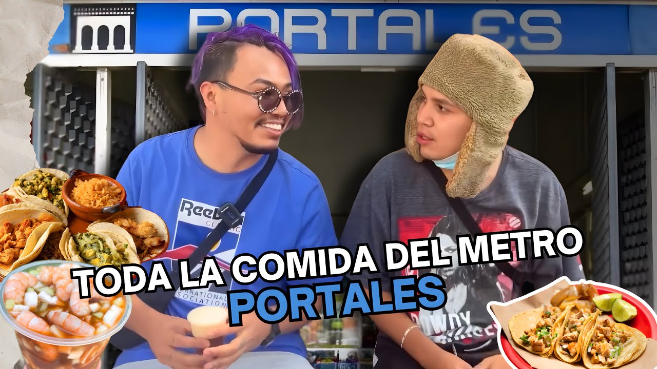 COMIDA BARATA en METRO PORTALES con LALO ELIZARRAR&Aacute;S