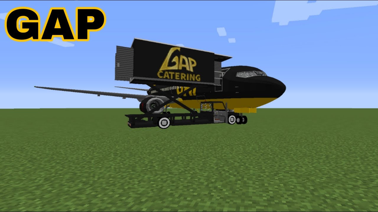 Обзор мода Golden Airport Pack (GAP). Лучший мод на самолёты в майнкрафт.
