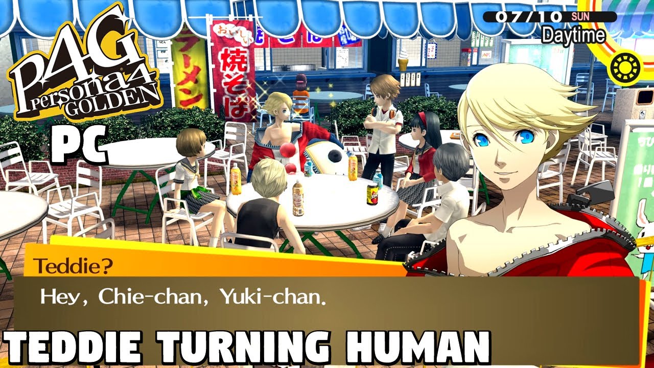 Persona 4 Golden - Teddie turning Human [PC]