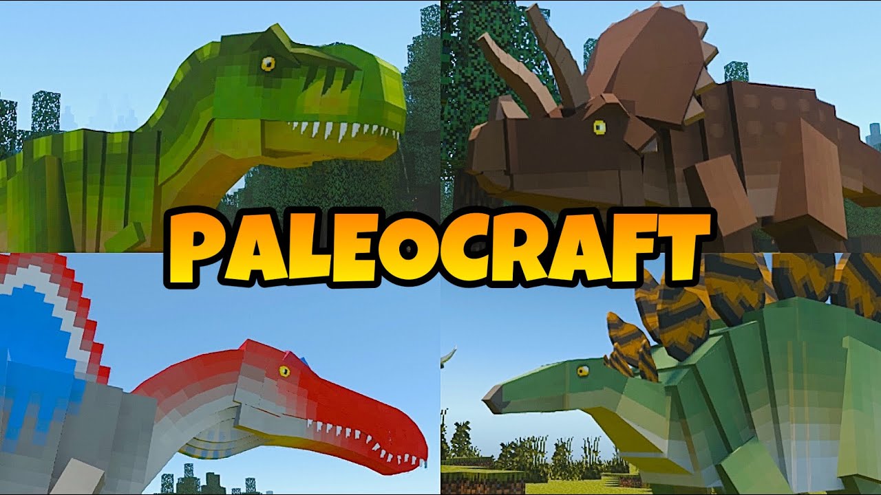 SO MUCH DINOSAURS!!!!! | Paleocraft | Addon Showcase | Minecraft Bedrock Edition | Part 1
