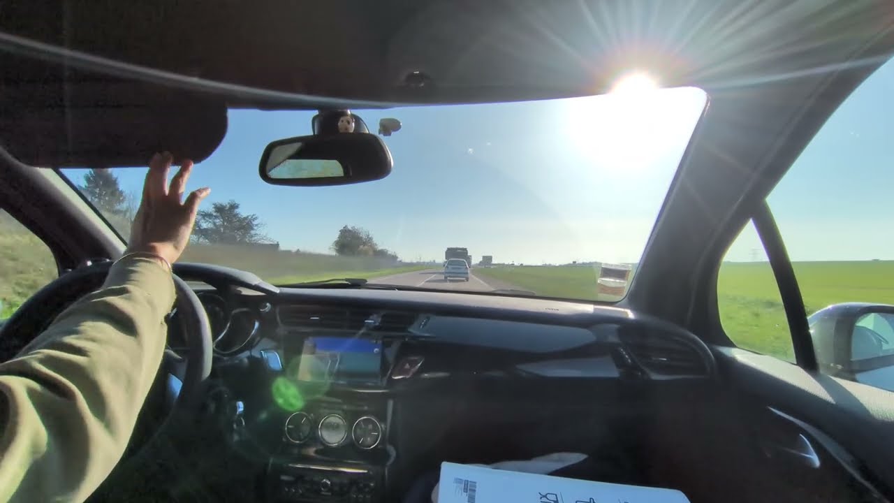 4K POV Drive Citroën DS3 hdi 92 