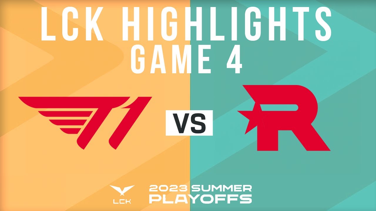 T1 vs KT Game 4 Highlights | LCK Summer Playoffs 2023 | T1 vs KT Rolster