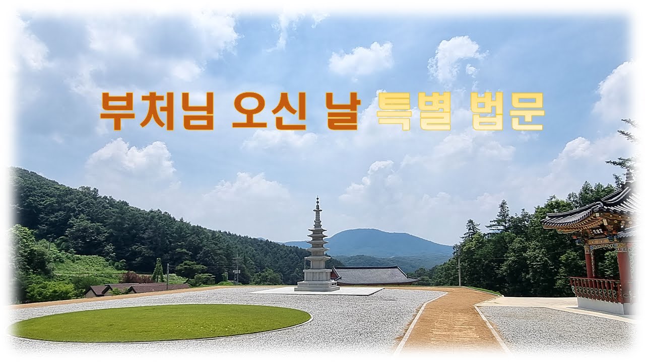 2024년 부처님 오신 날 특별 법문