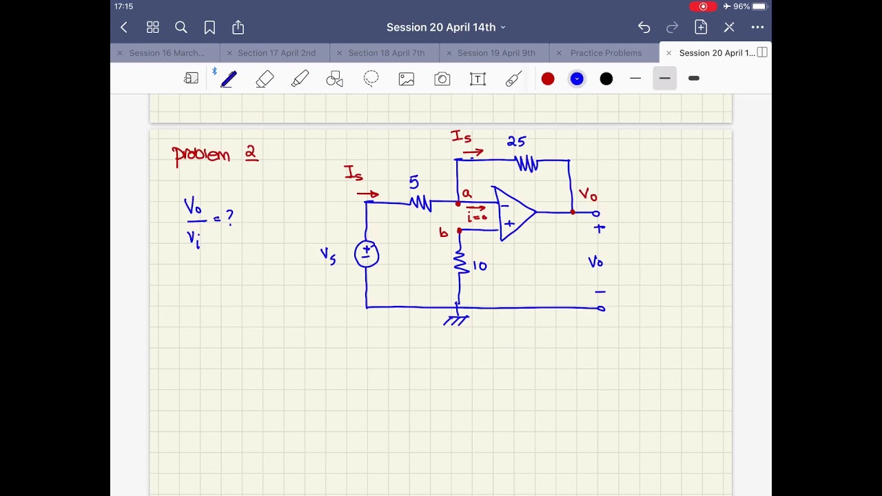 Operational Amplifier Gain (Op-Amp)