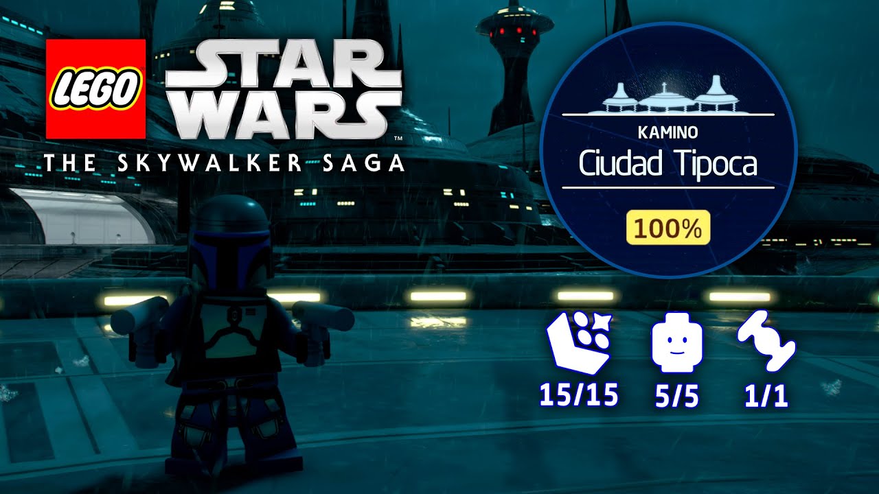[Guía 100%] LEGO Star Wars The Skywalker Saga - Kamino, Ciudad Tipoca - Todos los coleccionables
