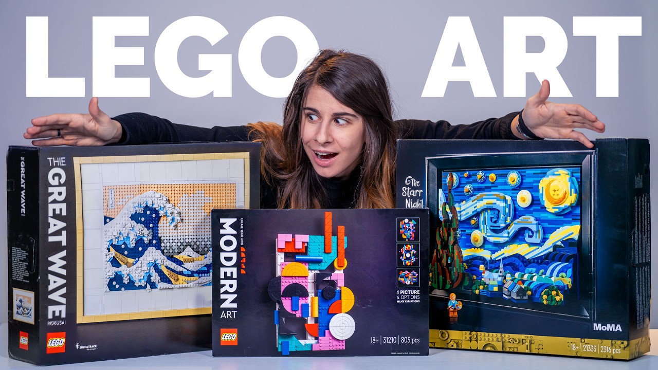 Costruisco OPERE D'ARTE FAMOSE con i LEGO 🐸
