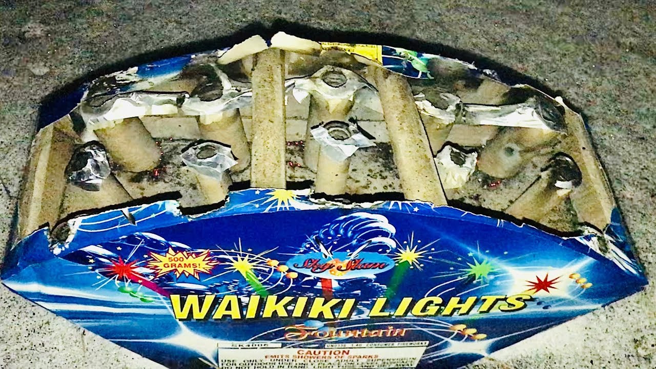 HAWAII FIREWORKS FOUNTAINS (These were EPIC)