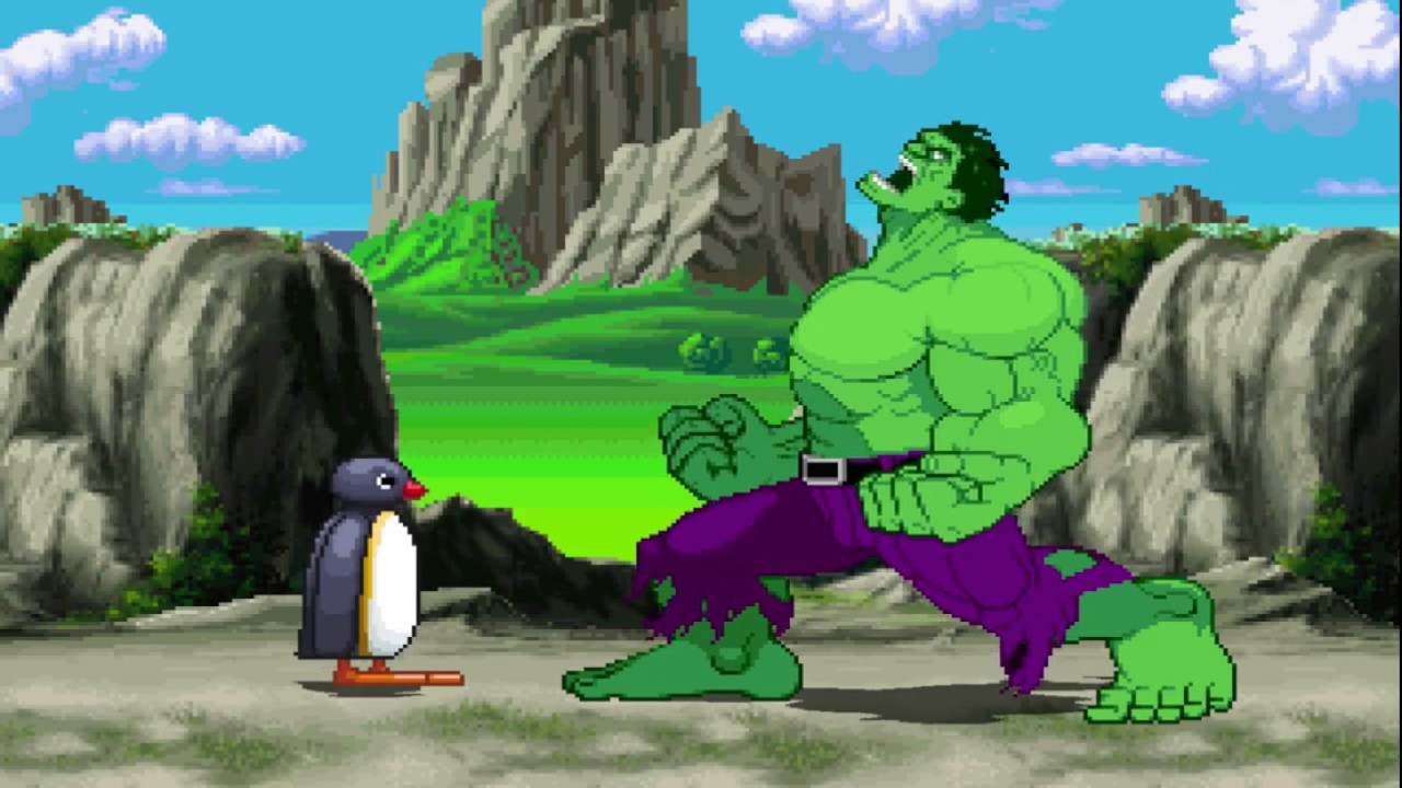 Mugen Request Pingu vs Hulk