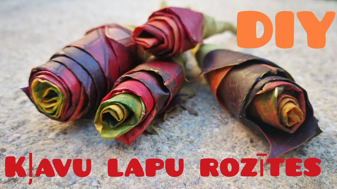 DIY Maple Leaf Roses 🍁🍂🍃