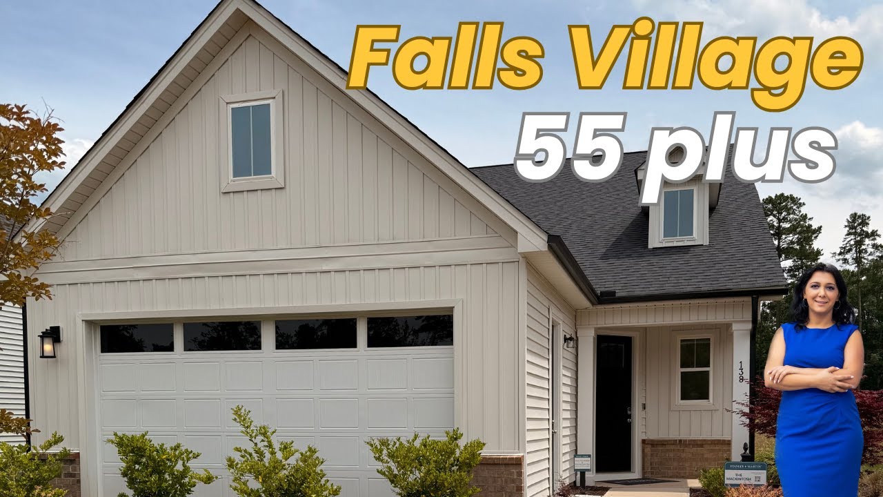 Top 55+ Community in Durham NC | Brandt Model Home Tour by Stanley Martin