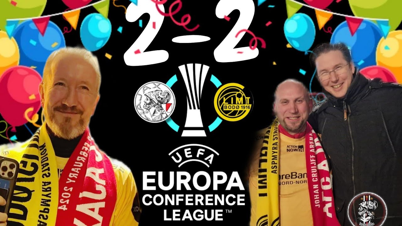 AFC AJAX 2-2 Bodø Glimt 15 februari 2024 special Birthday vlog @ Amsterdam and Johan Cruijff Arena.