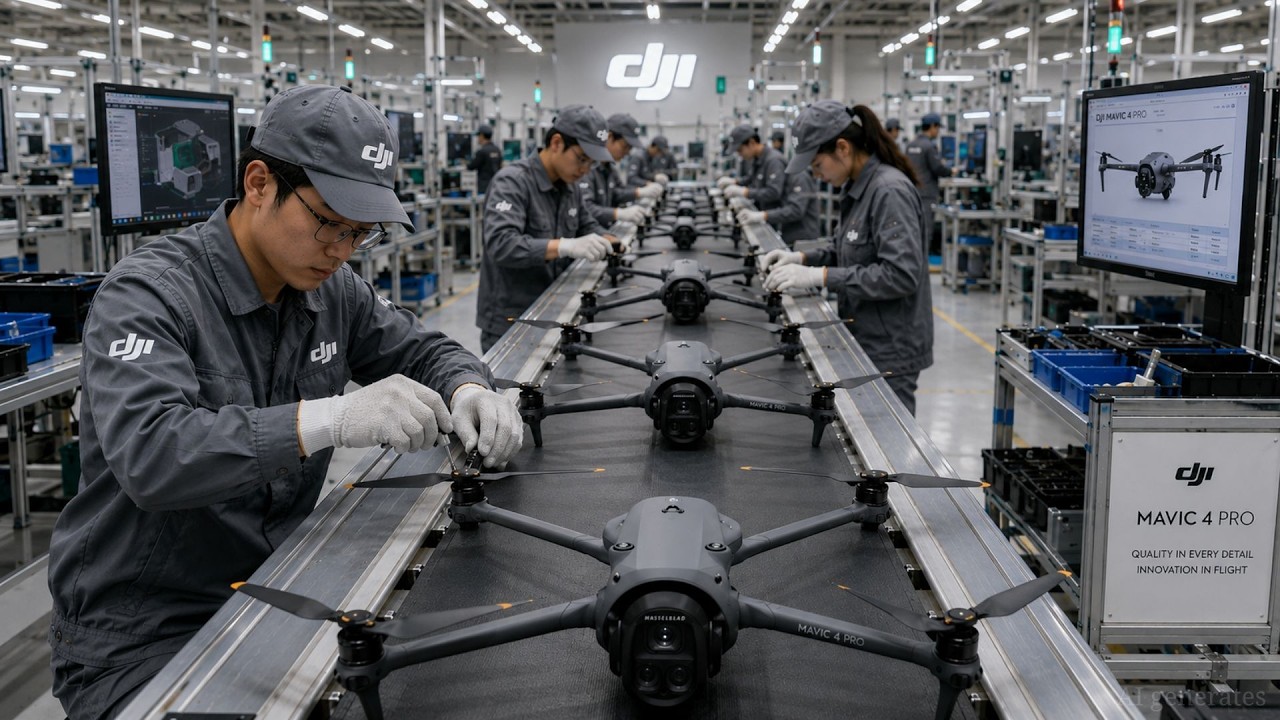 Inside the Factory: The Complete Production Process of the DJI Mavic 4 Pro Drone