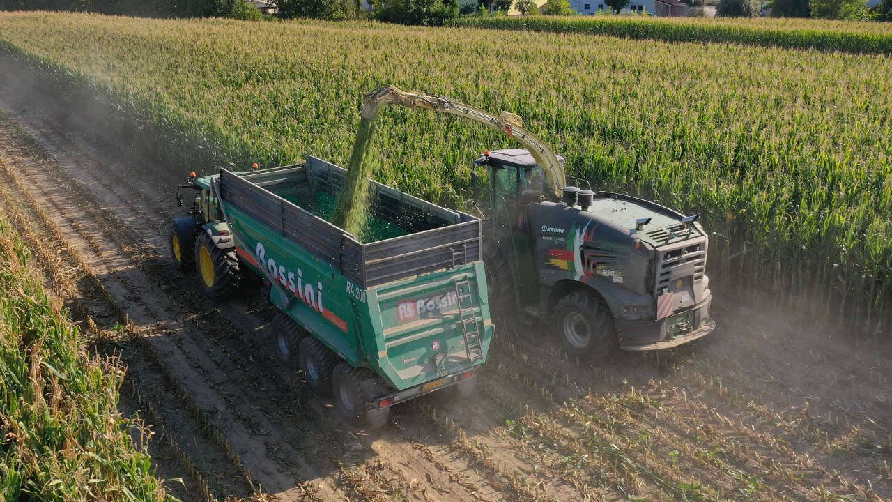 Krone Big-X 1180 | 3 x Fendt 700 Vario | Insilato Mais 2022 | Mais Silage | BRESOLIN TEAM