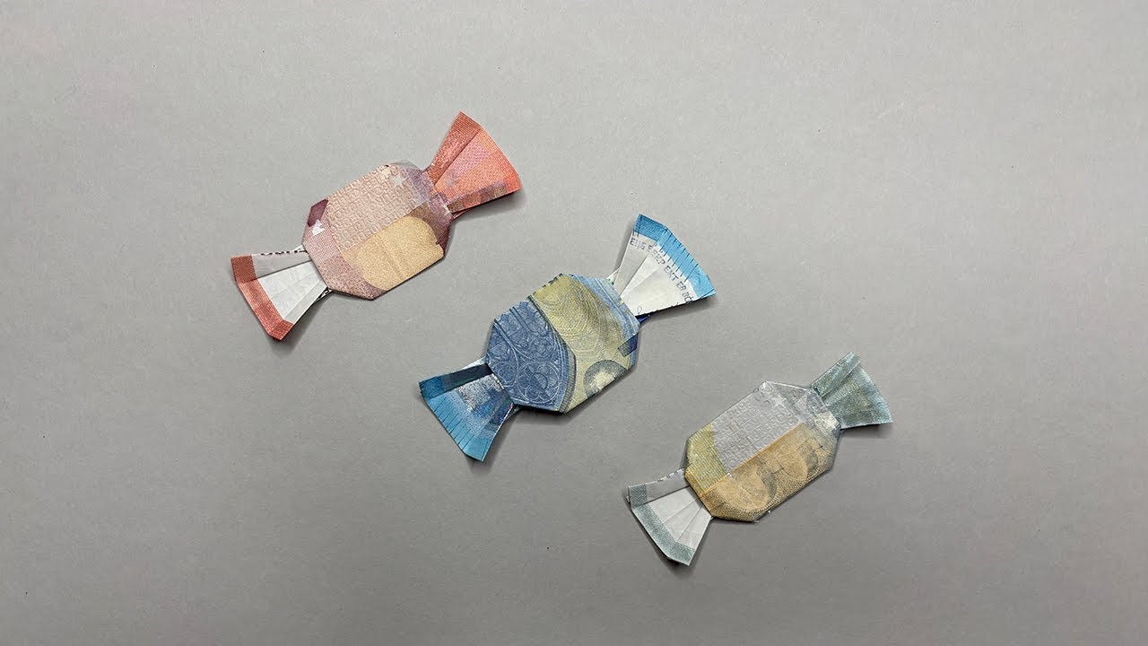 Конфетка из купюры 🍬💸 – Креативный и быстрый подарок своими руками