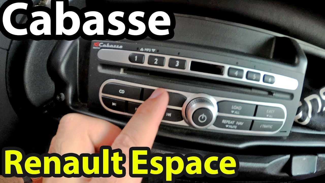 Renault Espace IV - Радио/CD/MP3 (Кабасс)