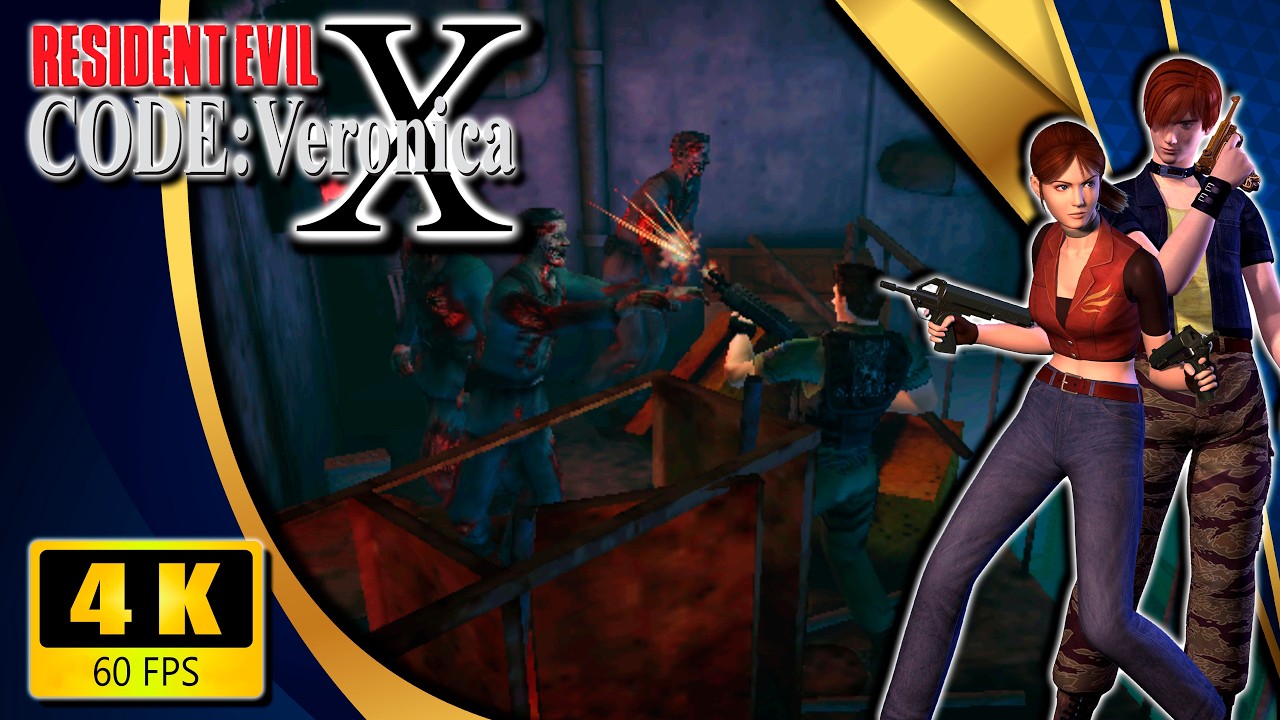 Resident Evil - CODE: Veronica X (PlayStation 2) 【Longplay】