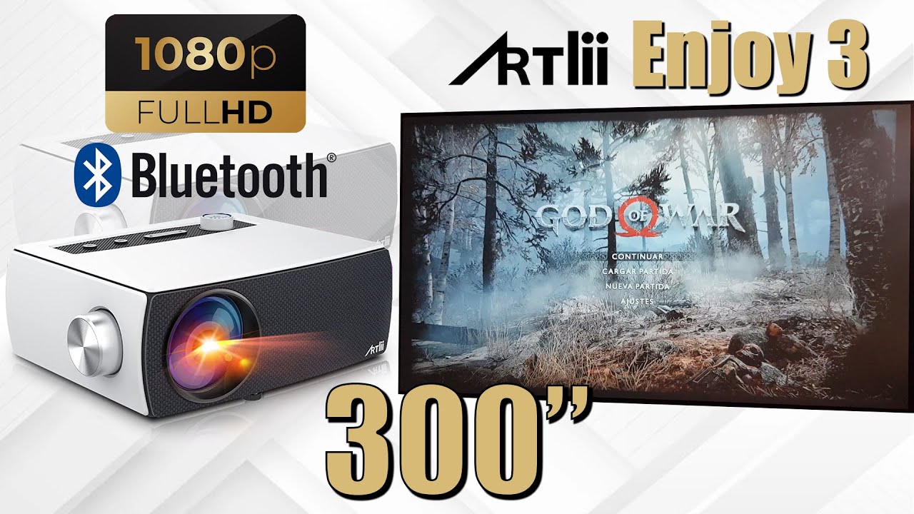 ARTLII ENJOY 3 PORTABLE PROJECTOR // EL PROYECTOR PORTÁTIL Y ECONÓMICO DE ARTLII ¿MERECERÁ LA PENA?