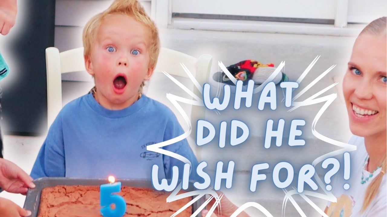 Wait, WHAT DID HE WISH FOR?! 😂 HAPPY BIRTHDAY, J!