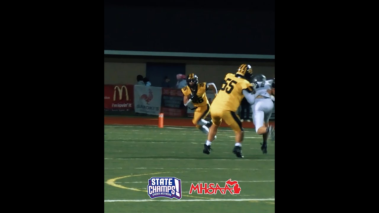 Tyler Newton - South Lyon Football Touchdowns vs. South Lyon East