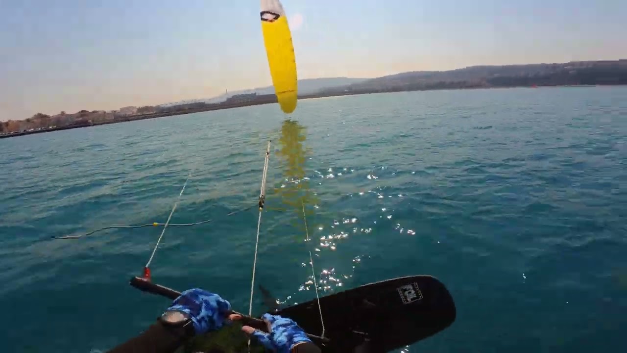 Beautiful light wind kitefoiling day 😇🥳🤠👌