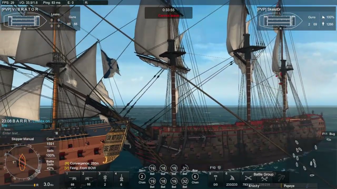Naval Action | Cartagena de Indias Flag Plant - SP vs FR