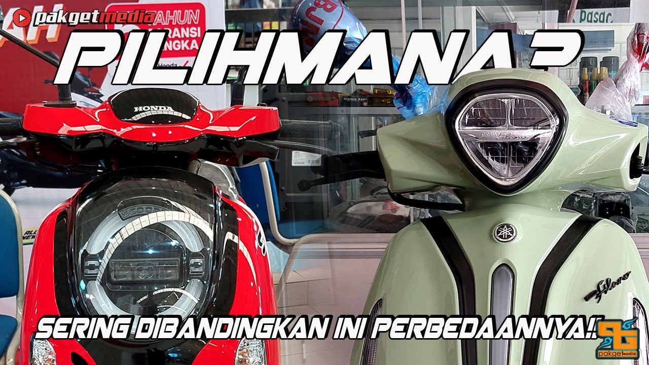 SERING DIBANDINGKAN PADAHAL BEDA!! YAMAHA GRAND FILANO VS HONDA SCOOPY TERBARU 2025