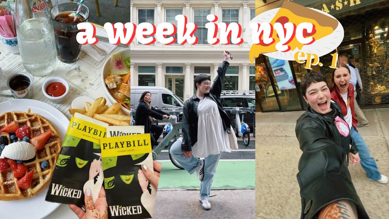 new york vlog: exploring nyc, soho shopping, broadway shows🗽🚕🍕