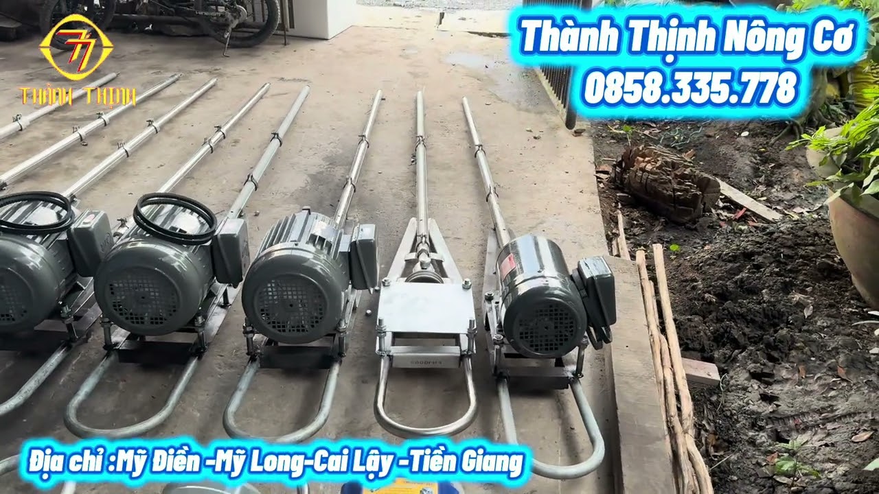 Bơm nước dùng motor nền tăng đưa