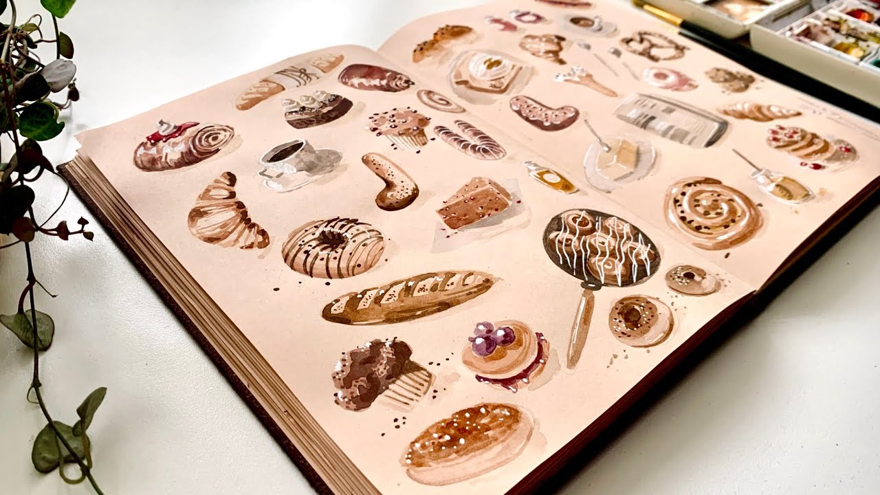 Temmuz Ajandası ~ July Bullet Journal 🥐🧇🥨🥖🧁🍩🍪