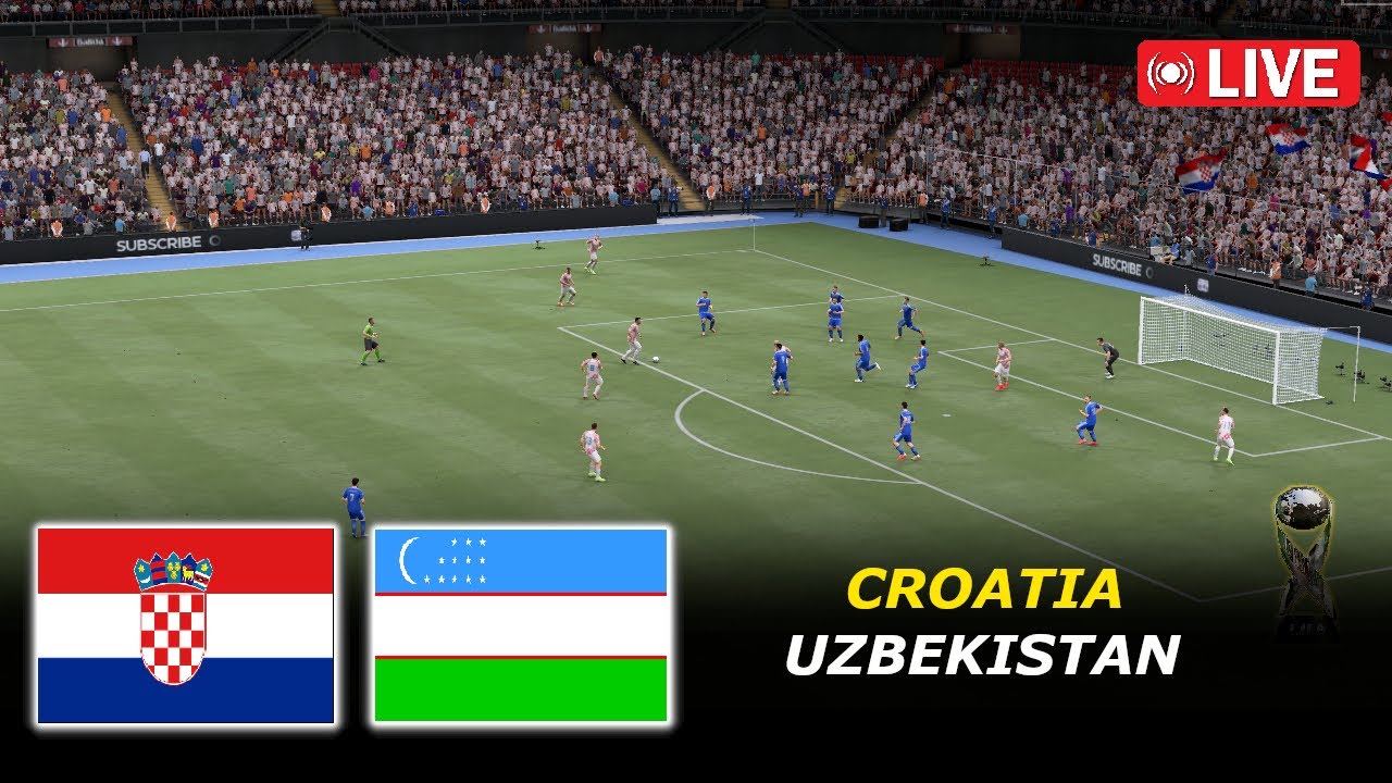 🔴Croatia vs Uzbekistan | FIFA U-17 World Cup 2025 | eFootball PES 21 Simulation