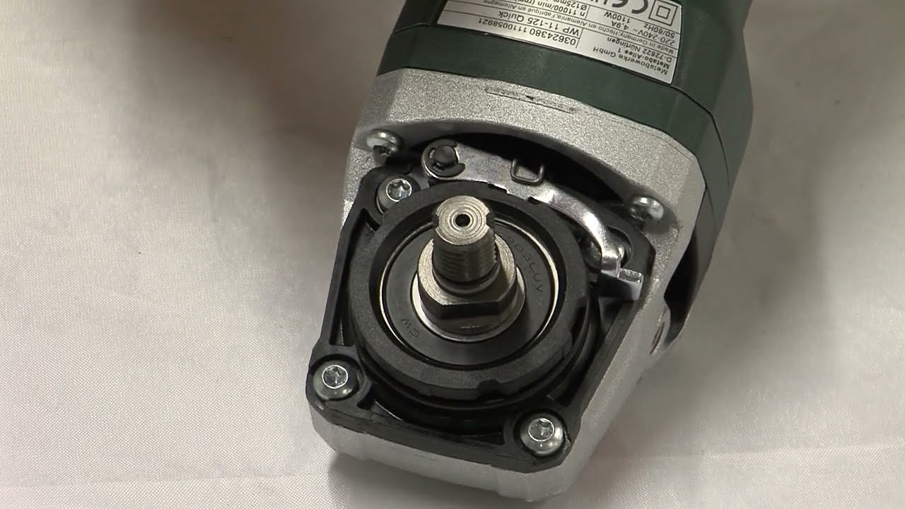 Preparing Metabo grinders for shroud installation