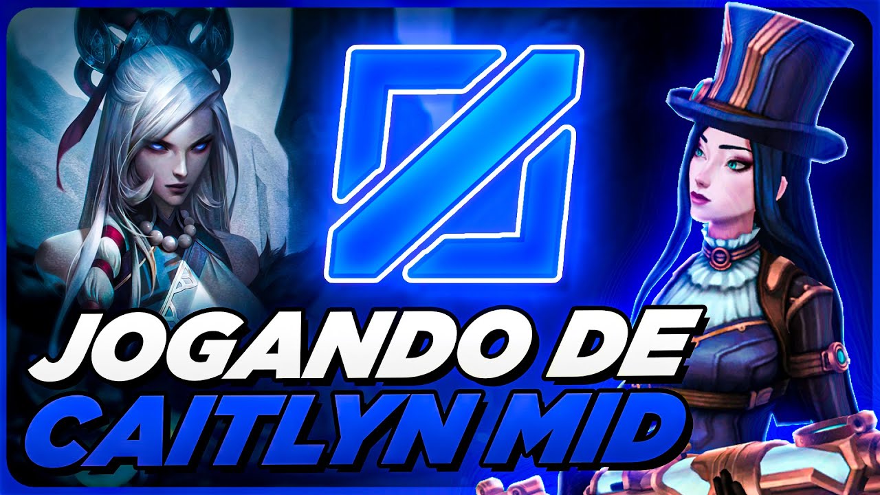 CAITLYN MID NO HIGH ELO | MONO CAITLYN GAMEPLAY