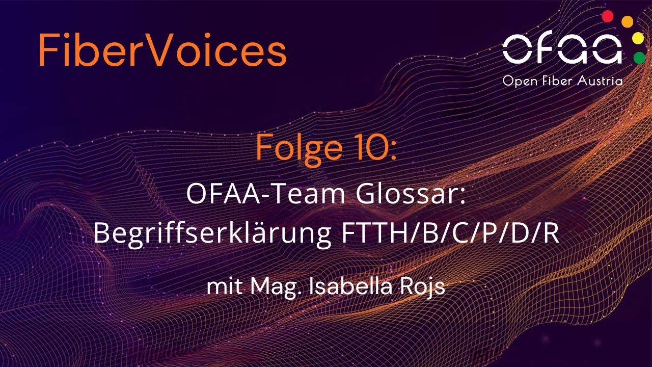 OFAA Fiber Voice Folge 10: Folge 10: OFAA-Team Glossar: Begriffserklärung FTTH/B/C/P/D/R