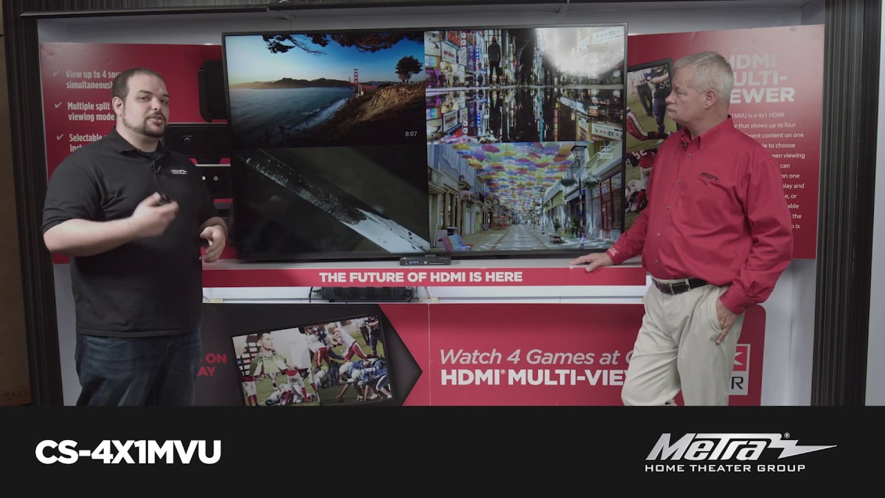 4K HDMI Multi-Viewer (CS-4X1MVU) Demo at CES 2020 (Full Length)