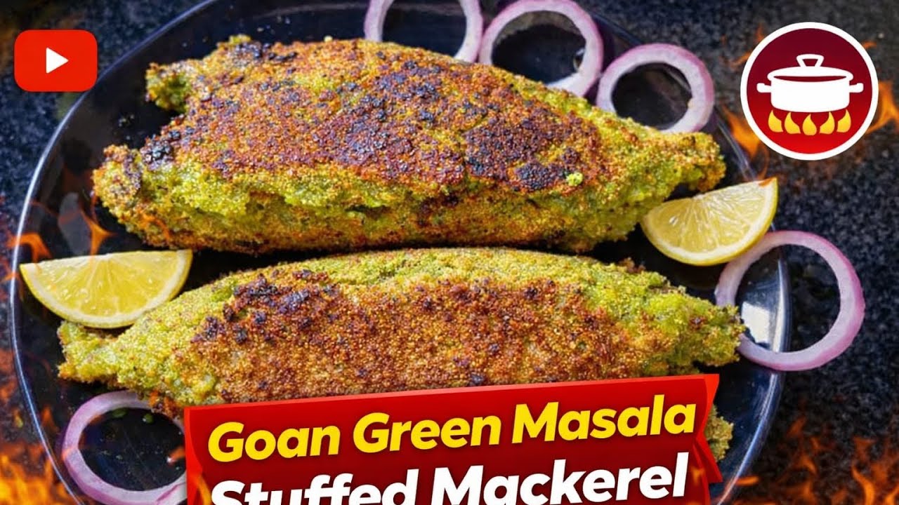 How To Make Green Masala Mackerel Fry | हरा मसाला फ़ीस फ्राई | 
