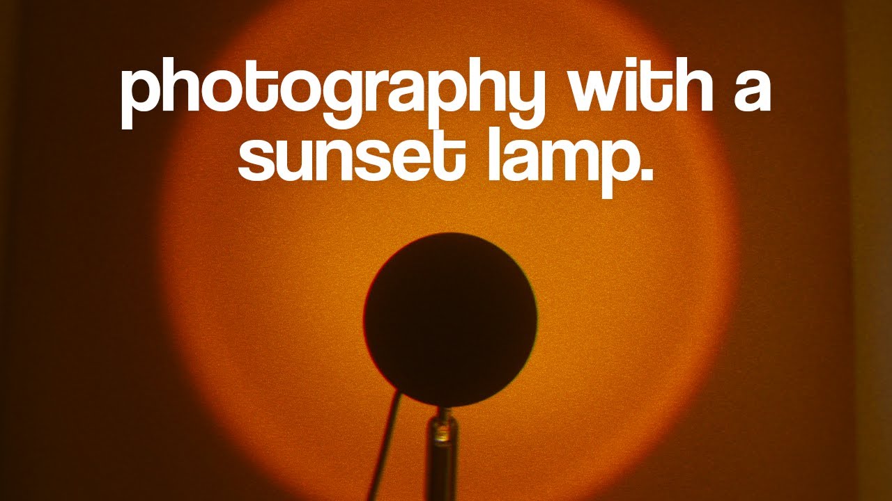 Portrait Photography with a Sunset Lamp