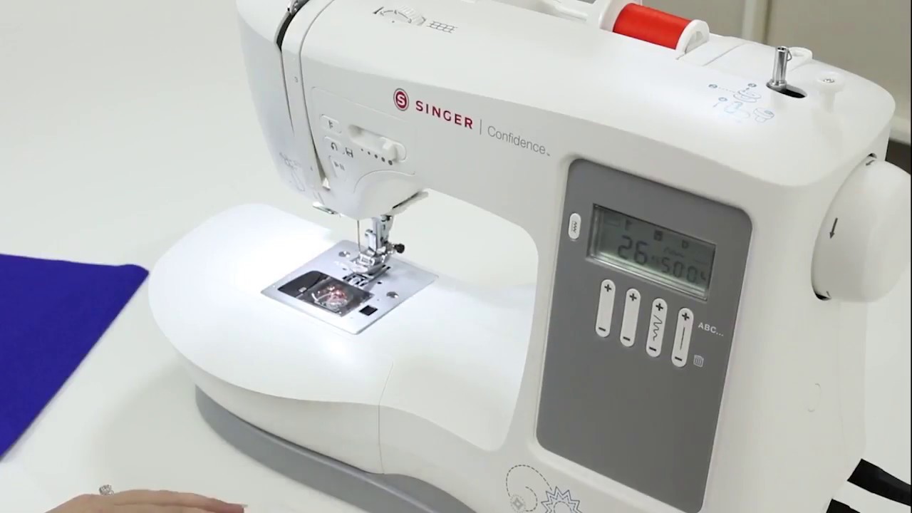 Como fazer casas de botão Singer Confidence 7640