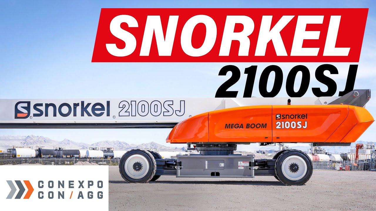 [ CONEXPO 2023 ] Elevador de Brazo Telescópico Snorkel 2100SJ - alt. máx 66 metros | Mercado Vial TV