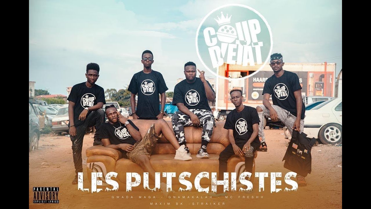 LES PUTSCHISTES ( COUP DETAT ) GWADA MAGA , MC FRESH , MAXIM BK ,STRAIKER & GNAMAKALA .