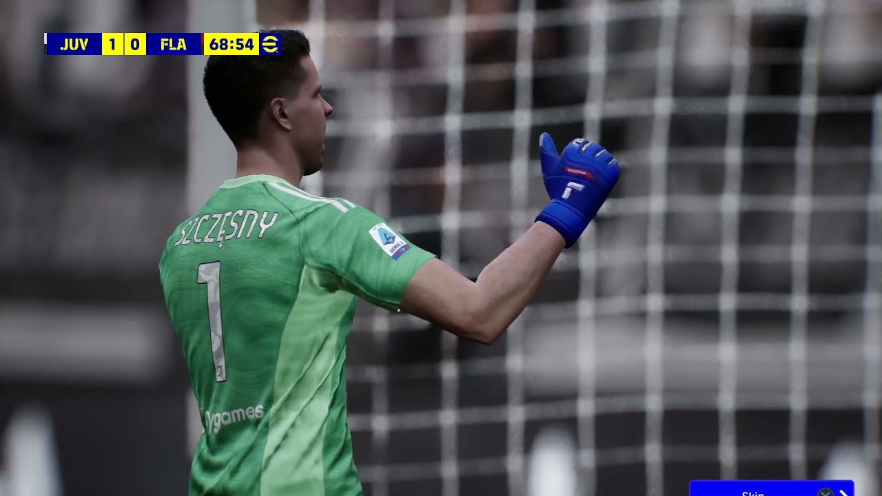 Frist goal for juve PES 2022