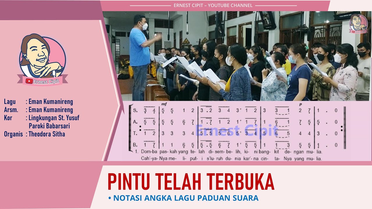 Pintu Telah Terbuka | Lagu Malam Paskah Meriah| Eman Kumanireng | Lagu Paskah