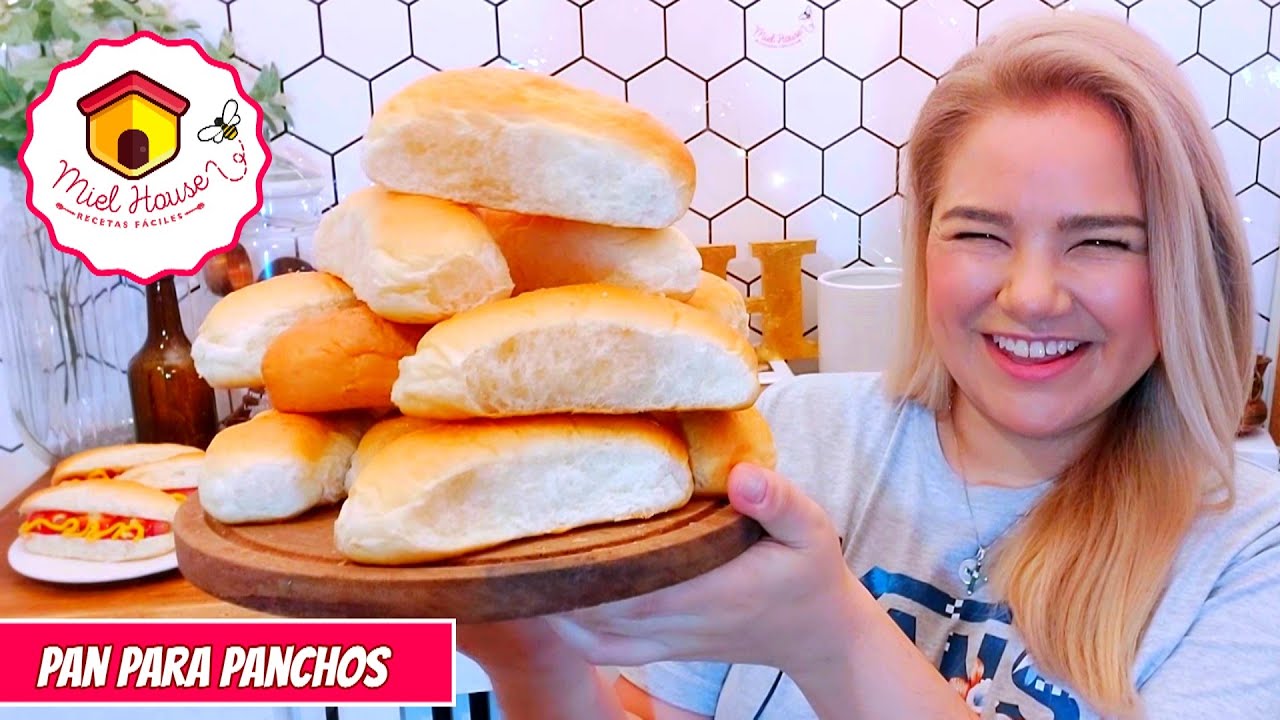 Pan de viena para PANCHOS son esponjosos y deliciosos