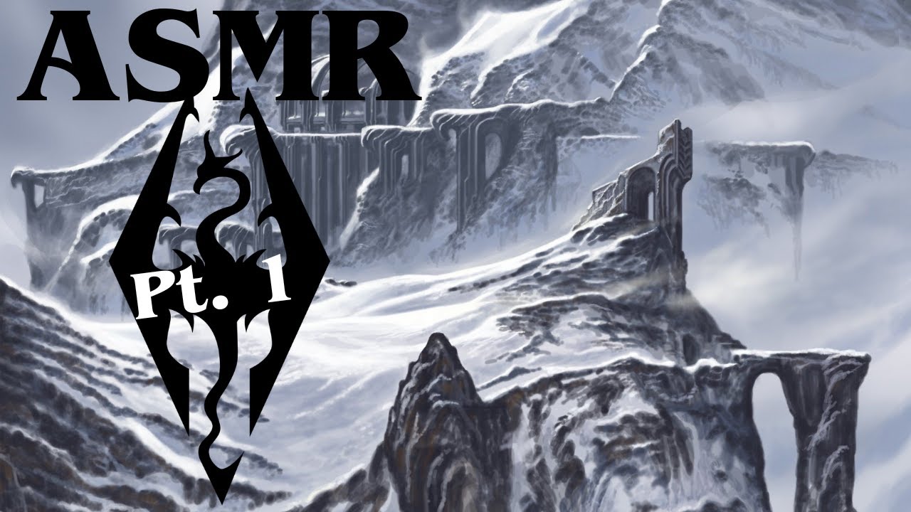 [ASMR] Relaxing Skyrim Playthrough (Pt. 1 Escape from Helgen)