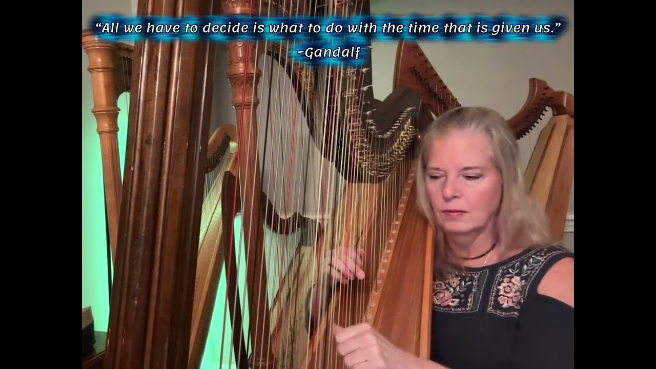 In Dreams Harp Cover from Lord of the Rings