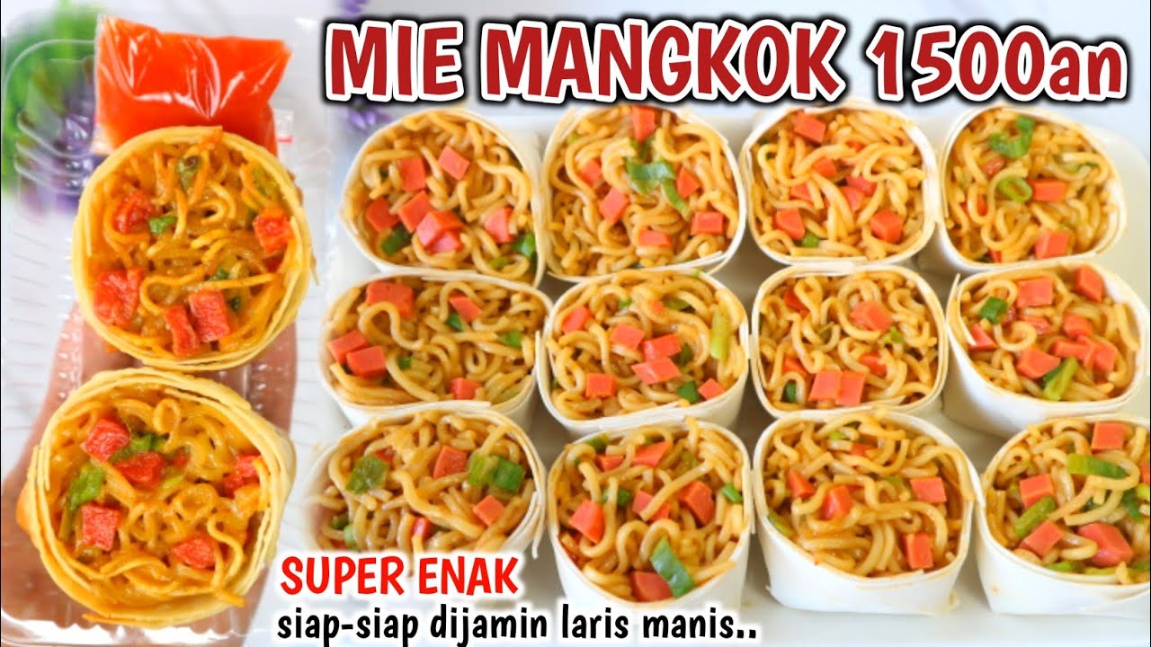 NYESEL BARU TAU TERNYATA LARIS MANIS!! MIE MANGKOK SUPER ENAK IDE JUALAN 1500AN UNTUNG BANYAK