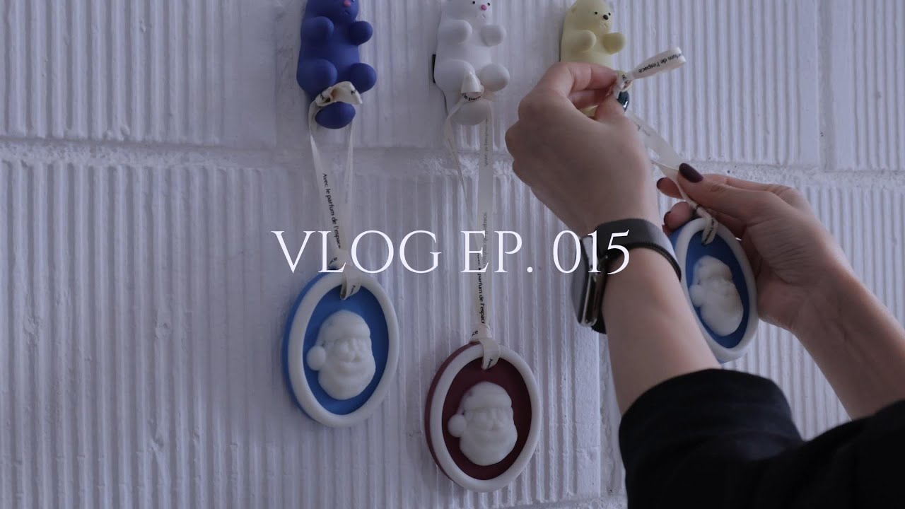 Ep. 17 [GROVESTUDIO] Vlog 15/ el proyecto de invierno/ las velas - Korean style/ Studio diary