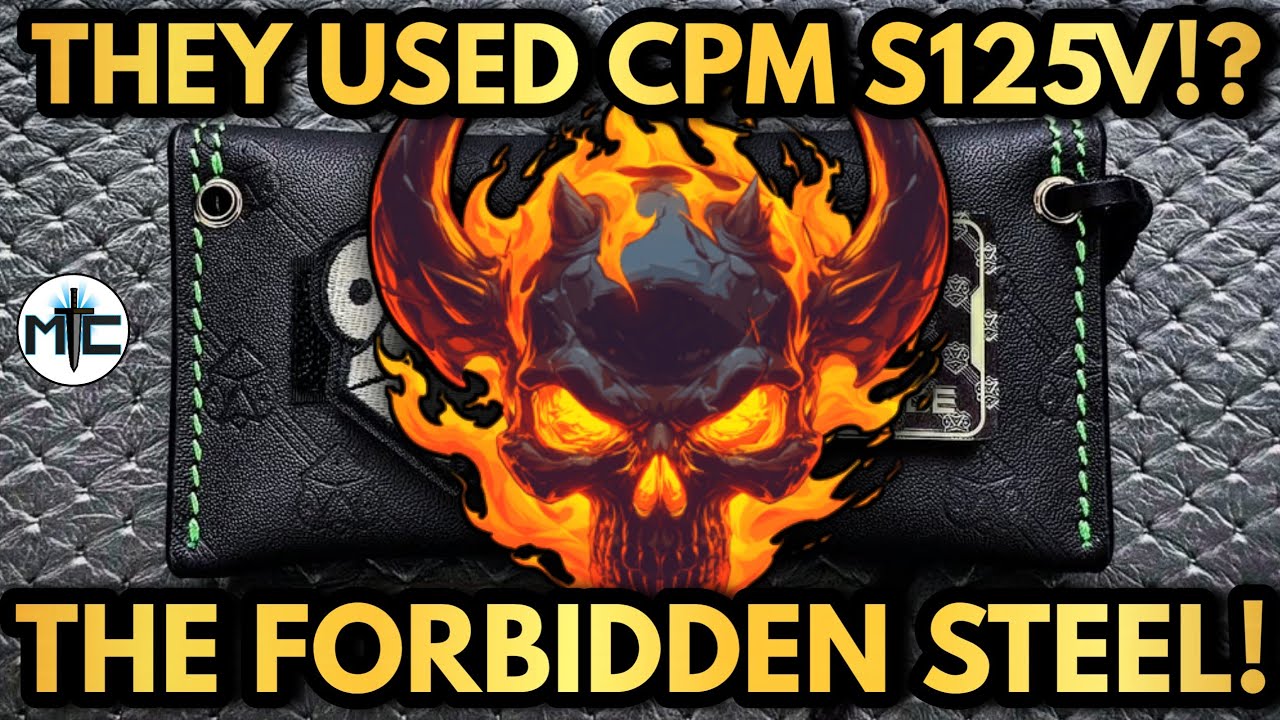 NAPRAWDĘ UŻYLI DO TEGO NOŻA LEGENDARNEJ STALI CPM S125V!!??